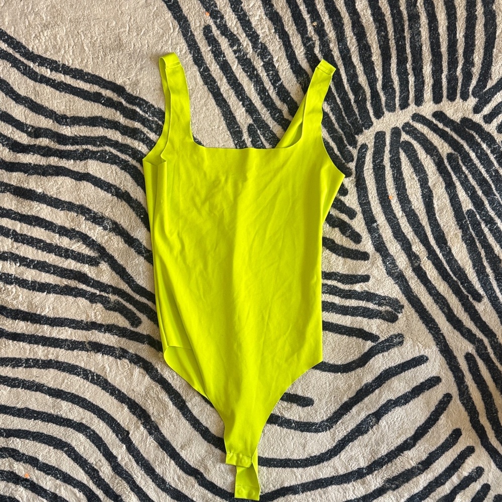 Zara Neon Yellow Bodysuit